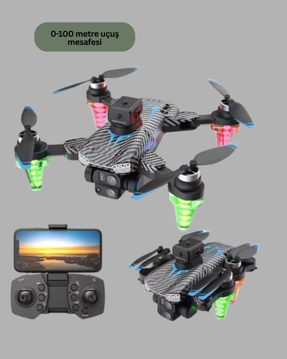 Katlanabilir Drone 1080P Kamera Full HD Çekim Hafif ve Taşınabilir Katlanabilir Drone 1080P Kamera Full HD Çekim Hafif ve Taşınabilir