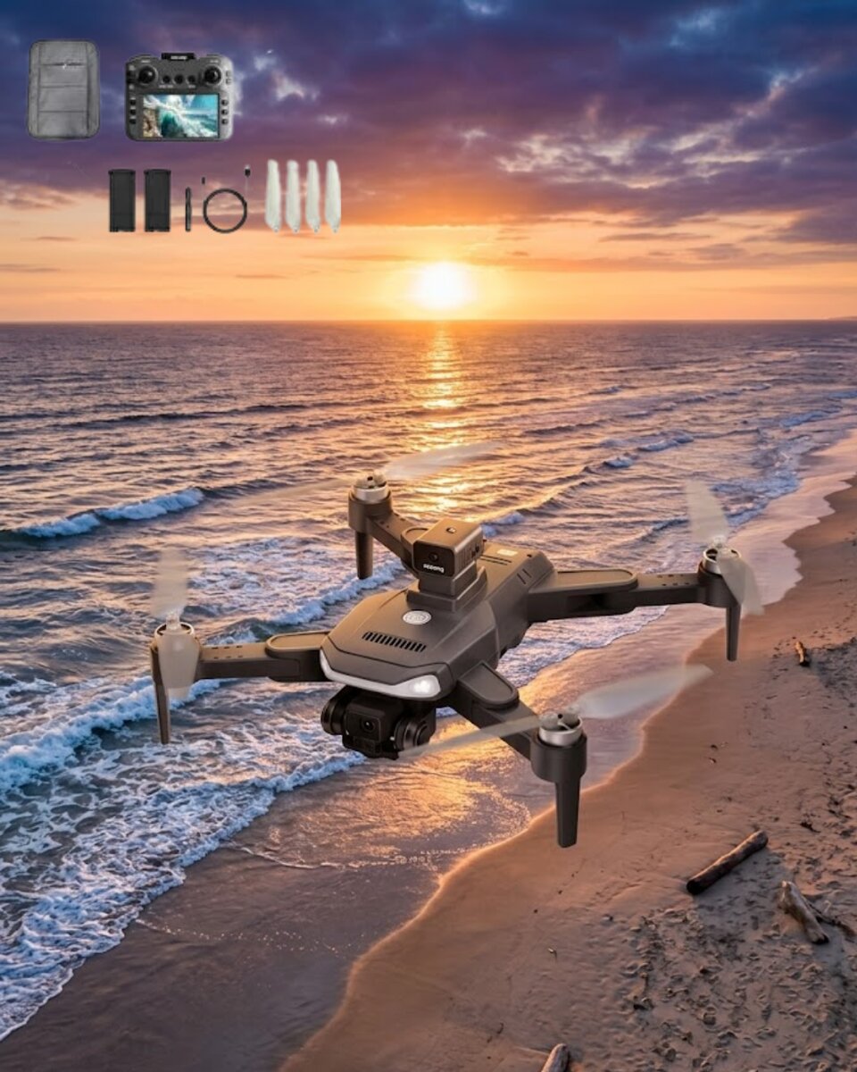 Akıllı Takip Özellikli 4K Drone Katlanabilir Tasarım Uzaktan Kontrollü Profesyonel Çekim Dronu Akıllı Takip Özellikli 4K Drone Katlanabilir Tasarım Uzaktan Kontrollü Profesyonel Çekim Dronu