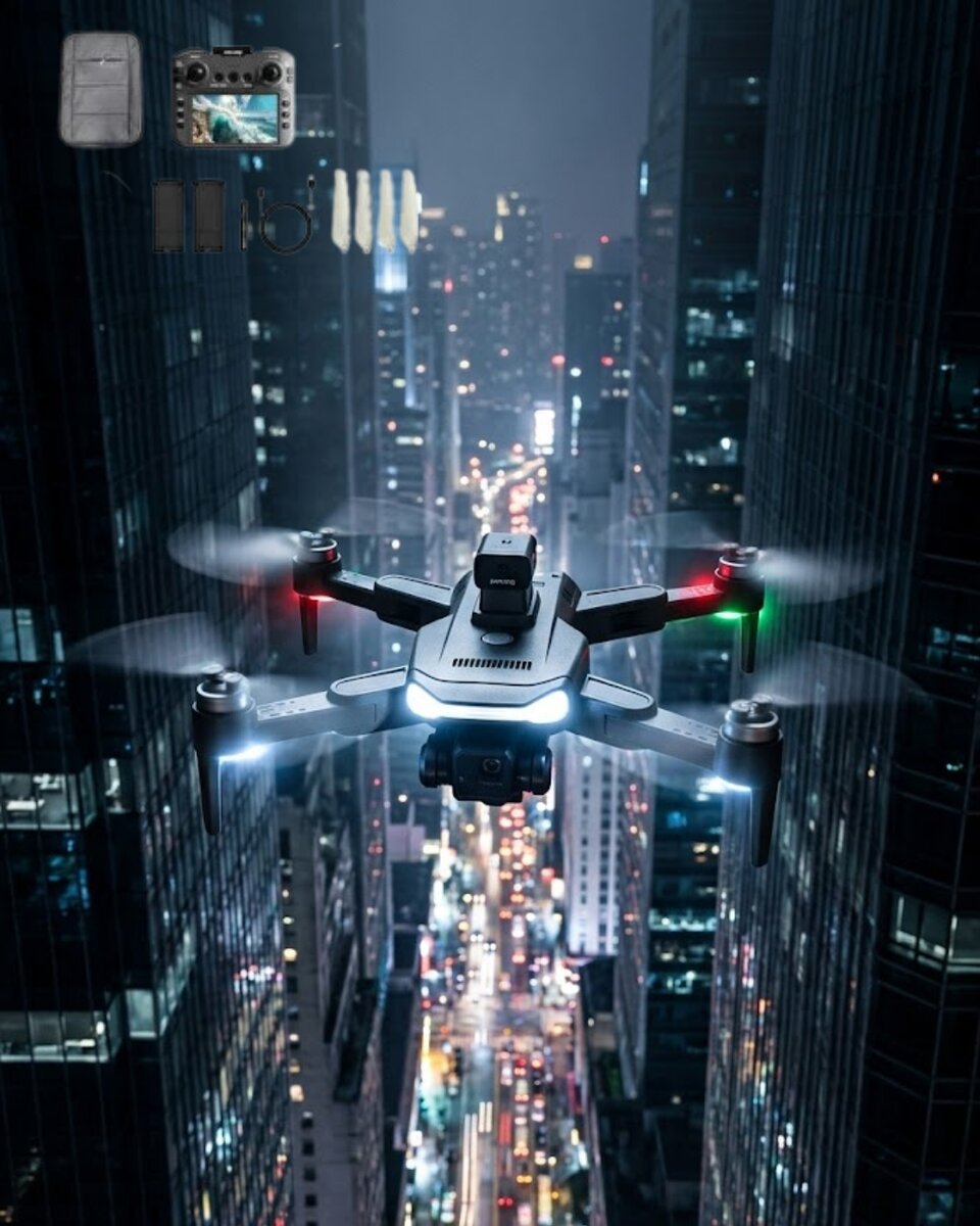 Uzaktan Kontrollü 4K Drone Akıllı Uçuş Modları ve Geniş Açılı Kamera Özellikli Uzaktan Kontrollü 4K Drone Akıllı Uçuş Modları ve Geniş Açılı Kamera Özellikli