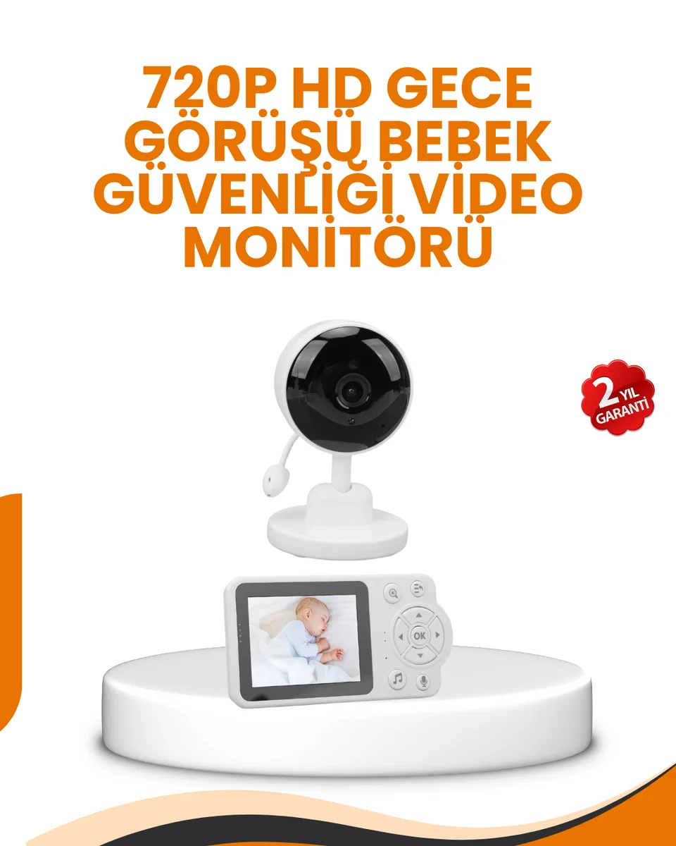 Ebeveyn Kontrollü 2.8 İnç Bebek Monitörü Güvenli İzleme Ebeveyn Kontrollü 2.8 İnç Bebek Monitörü Güvenli İzleme