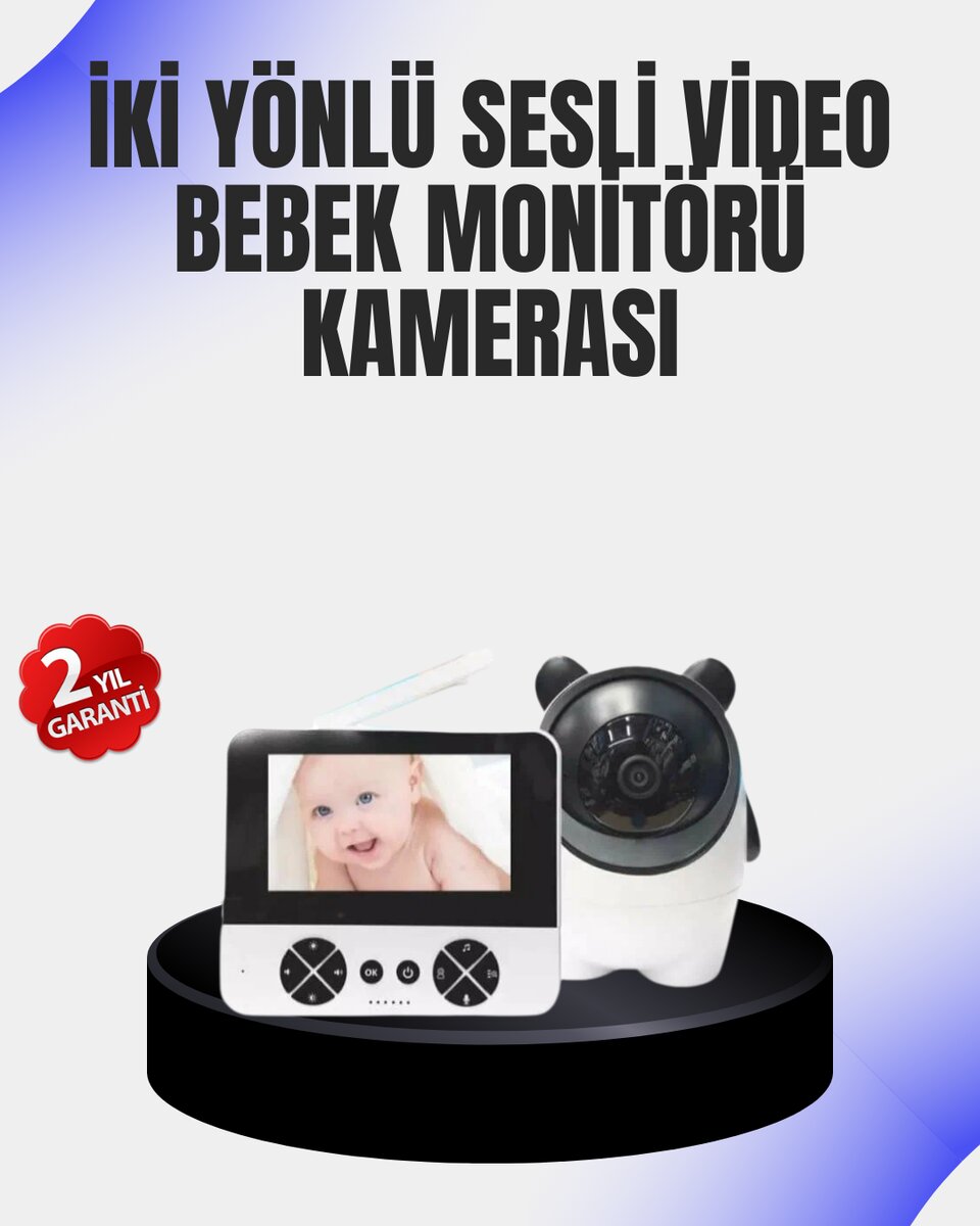 Uzaktan Kontrollü Bebek Kamerası Ninni ve Zoom Özellikli Uzaktan Kontrollü Bebek Kamerası Ninni ve Zoom Özellikli