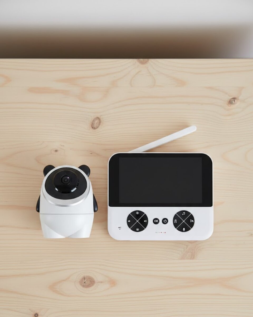 Uzaktan Kontrollü HD Bebek Kamerası Zoom ve Sıcaklık Sensörlü Uzaktan Kontrollü HD Bebek Kamerası Zoom ve Sıcaklık Sensörlü