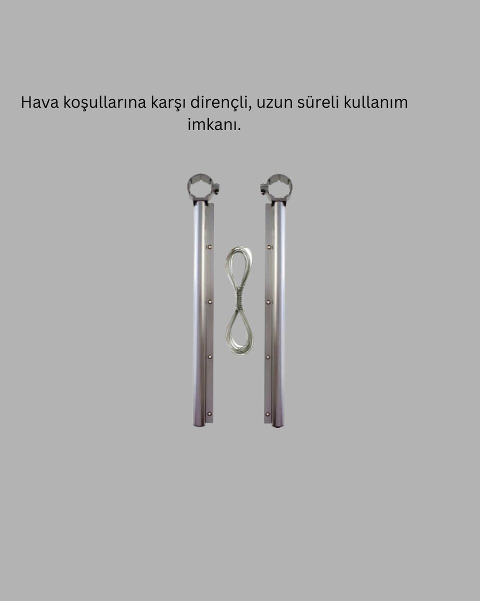 25x60 cm Çamaşır Askılığı Kare Balkon Demiri İçin Dayanıklı Tasarım