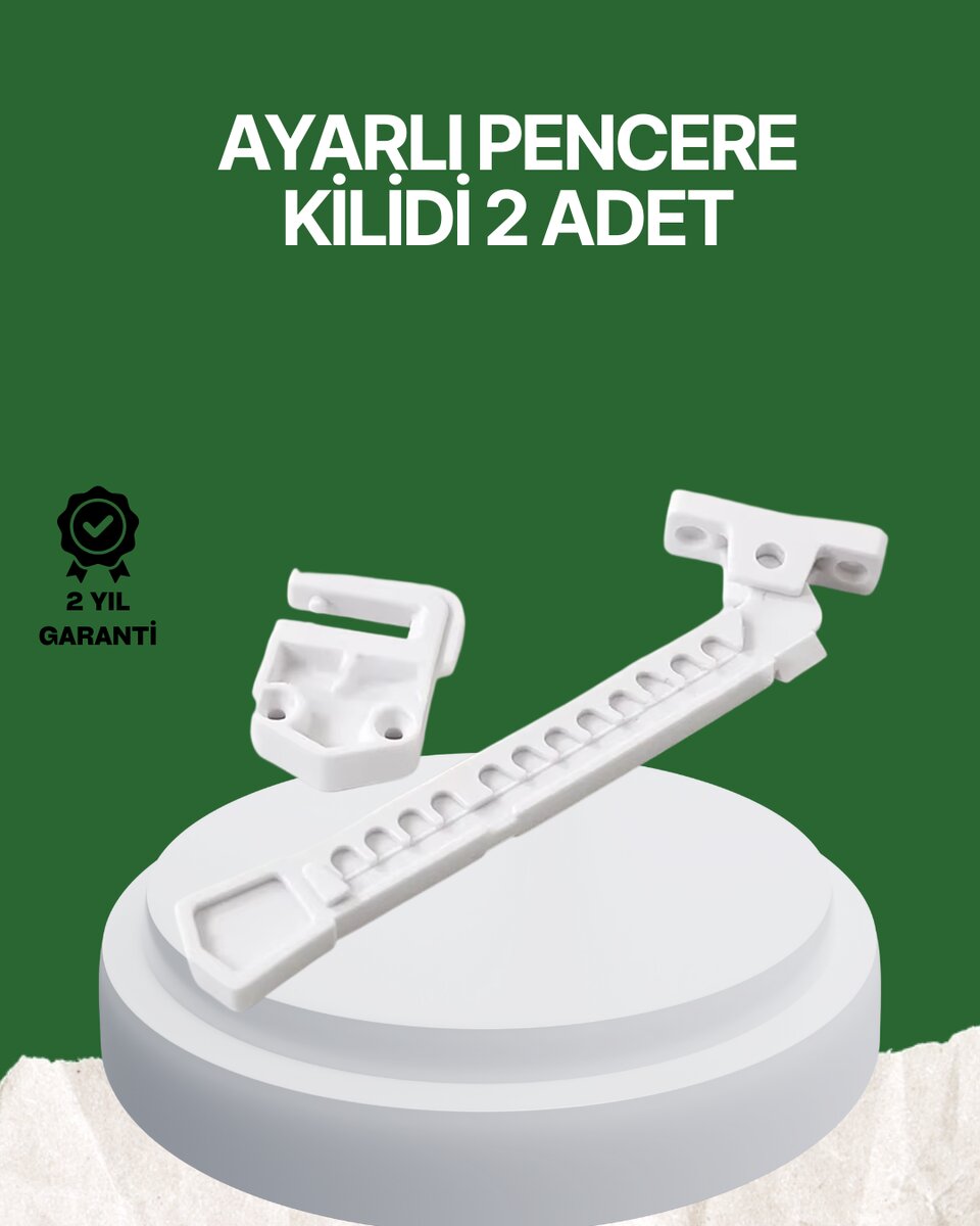 Çocuk ve Evcil Hayvanlar İçin Pencere Emniyet Kilidi 2 Adet Çocuk ve Evcil Hayvanlar İçin Pencere Emniyet Kilidi 2 Adet