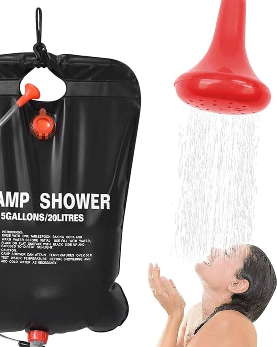 Solar Kamp Duşu 20 Litre Taşınabilir Şeffaf Su Seviyeli Dış Mekan Duş Sistemi Solar Kamp Duşu 20 Litre Taşınabilir Şeffaf Su Seviyeli Dış Mekan Duş Sistemi