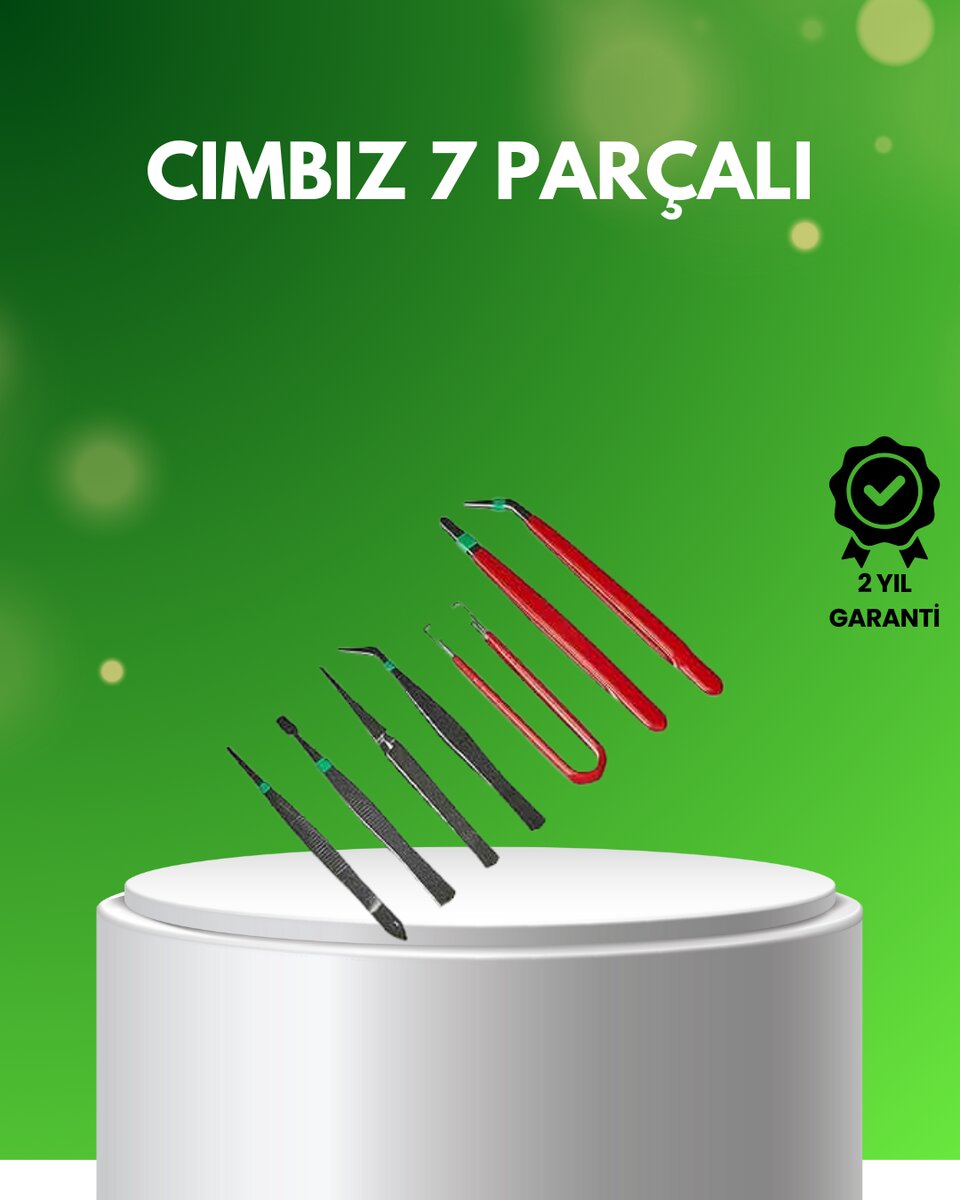 7 Parça Hassas Çelik Cımbız Seti Elektronik ve Saat Tamiri İçin 7 Parça Hassas Çelik Cımbız Seti Elektronik ve Saat Tamiri İçin