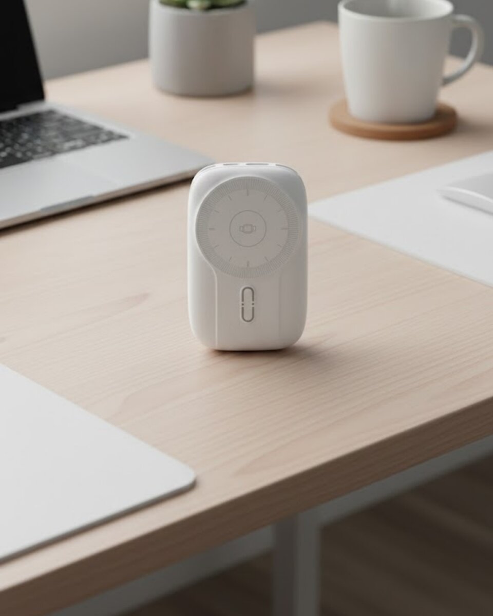 Kablosuz ve Kablolu Şarj Destekli 10000 mAh Taşınabilir Powerbank Kablosuz ve Kablolu Şarj Destekli 10000 mAh Taşınabilir Powerbank