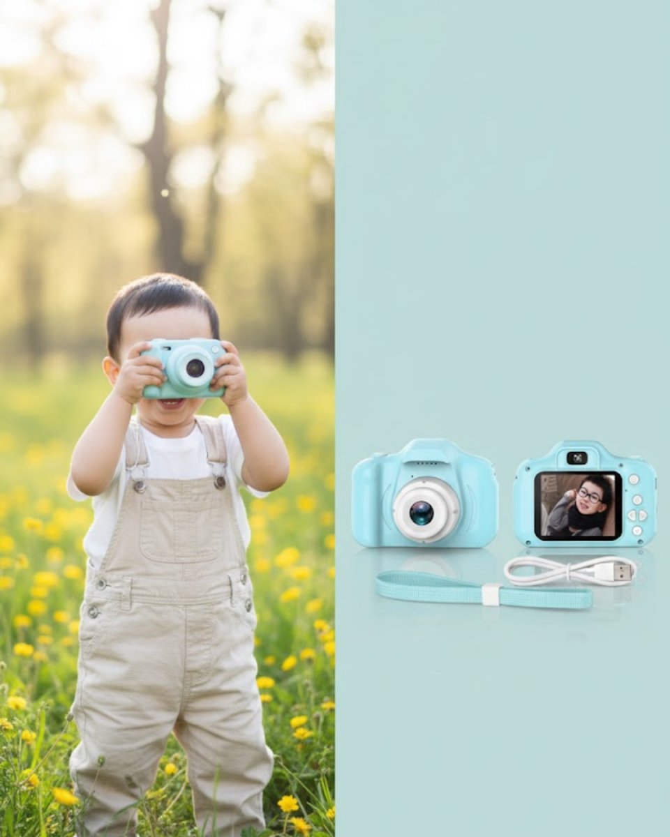 Mavi Mini HD Dijital Kamera Video ve Fotoğraf Çekimli Şarjlı Taşınabilir Kayıt Cihazı Mavi Mini HD Dijital Kamera Video ve Fotoğraf Çekimli Şarjlı Taşınabilir Kayıt Cihazı