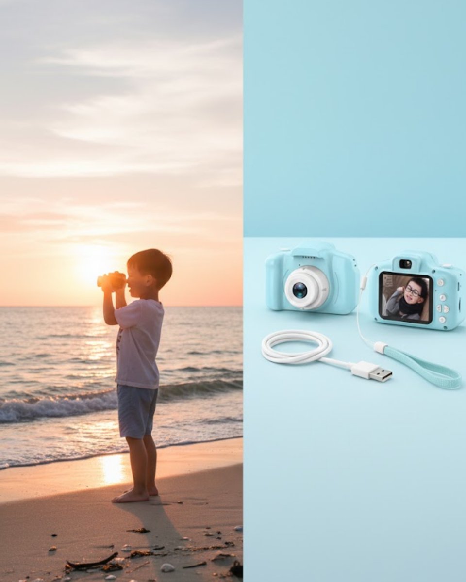 Mavi Taşınabilir Mini Kamera HD Video Fotoğraf Çekimli USB Şarjlı Hafıza Kart Destekli Mavi Taşınabilir Mini Kamera HD Video Fotoğraf Çekimli USB Şarjlı Hafıza Kart Destekli