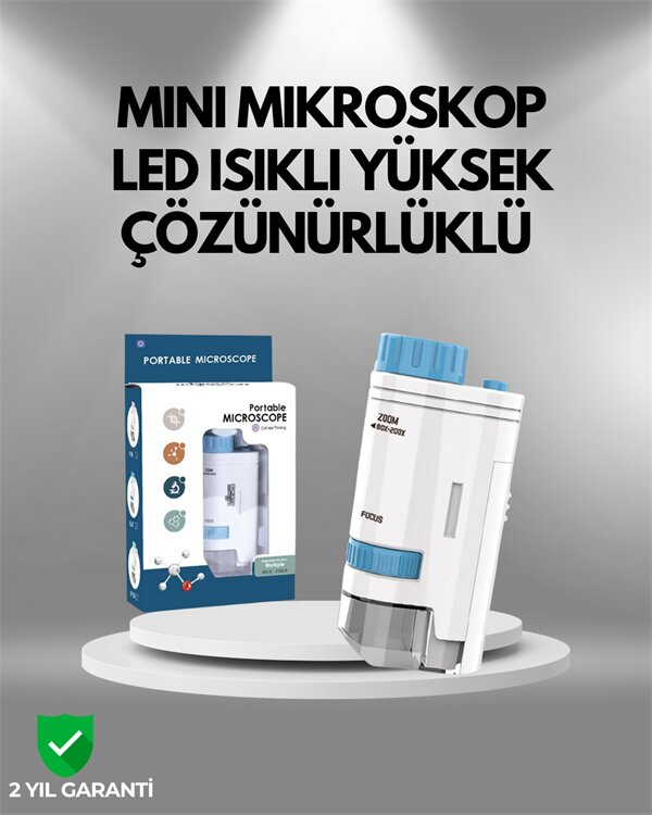 ABS Gövdeli Öğrenci ve Hobi Mikroskobu – Mavi Renk ABS Gövdeli Öğrenci ve Hobi Mikroskobu – Mavi Renk