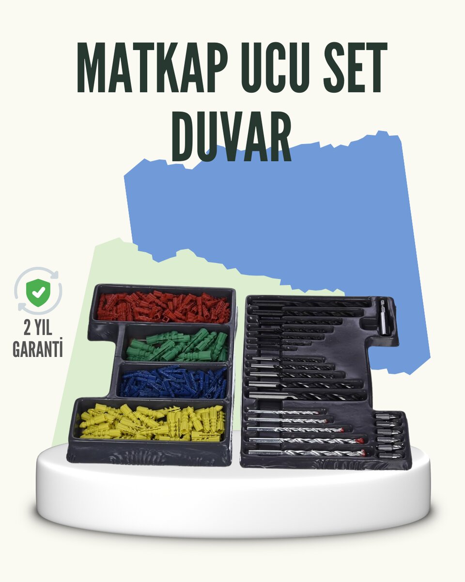 Matkap Ucu Seti 24 Parça Organizer Kutulu Ahşap Metal Beton Uyumlu Matkap Ucu Seti 24 Parça Organizer Kutulu Ahşap Metal Beton Uyumlu