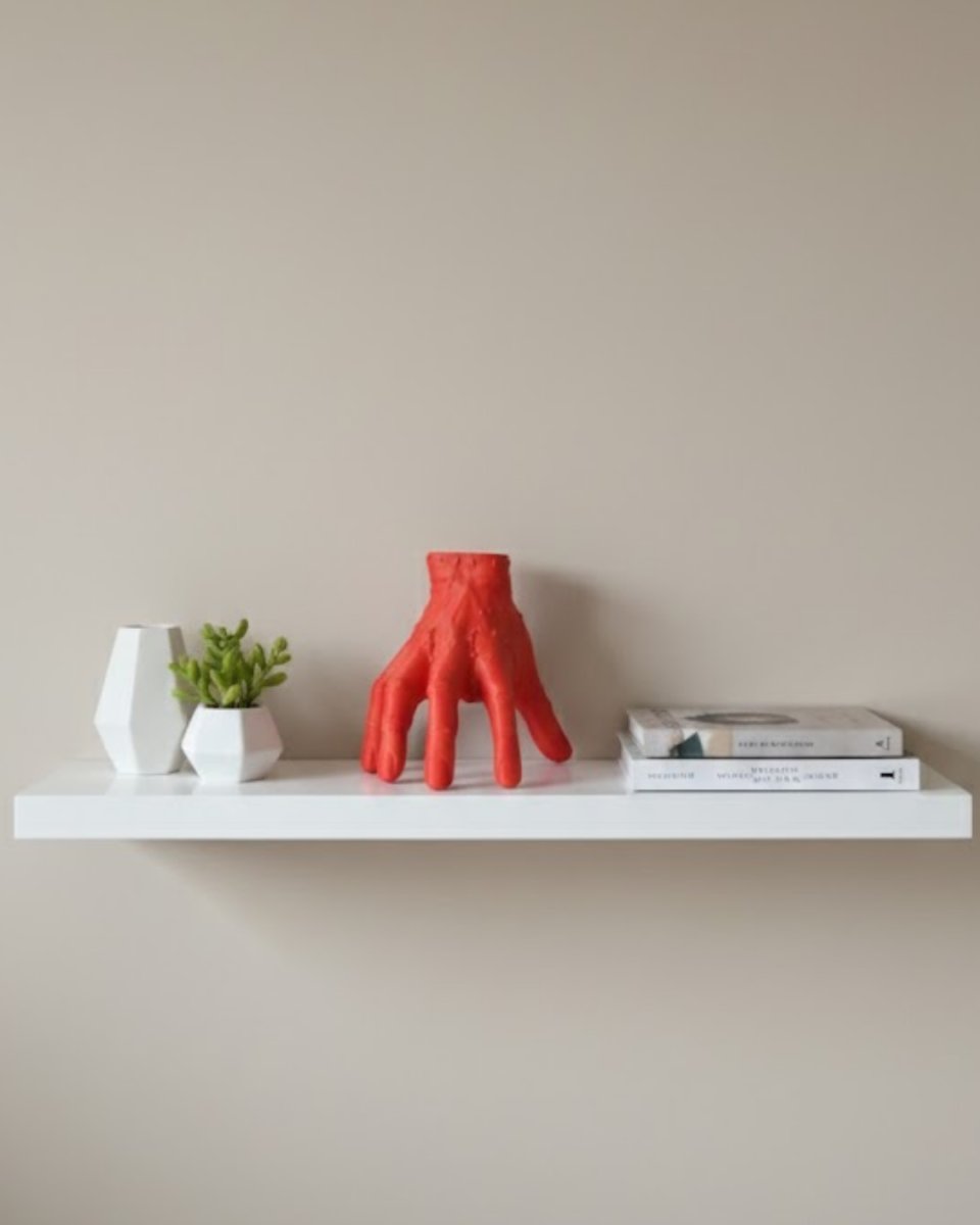 3D Kırmızı El Biblo 17x16 cm Sanatsal ve Dikkat Çekici Dekor 3D Kırmızı El Biblo 17x16 cm Sanatsal ve Dikkat Çekici Dekor
