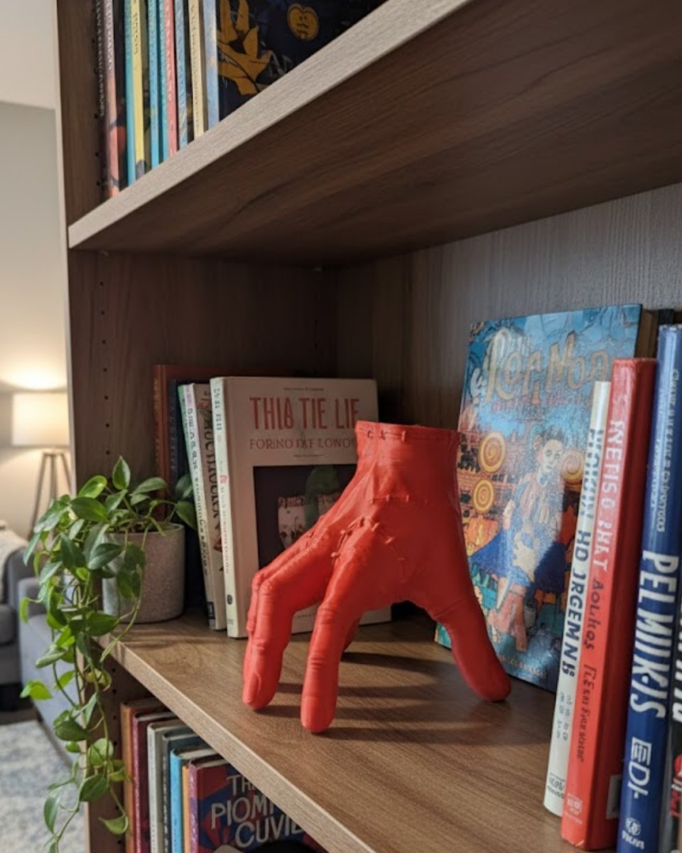 3D Modern Kırmızı El Obje 17x16 cm Ev ve Ofis Dekorasyonu 3D Modern Kırmızı El Obje 17x16 cm Ev ve Ofis Dekorasyonu