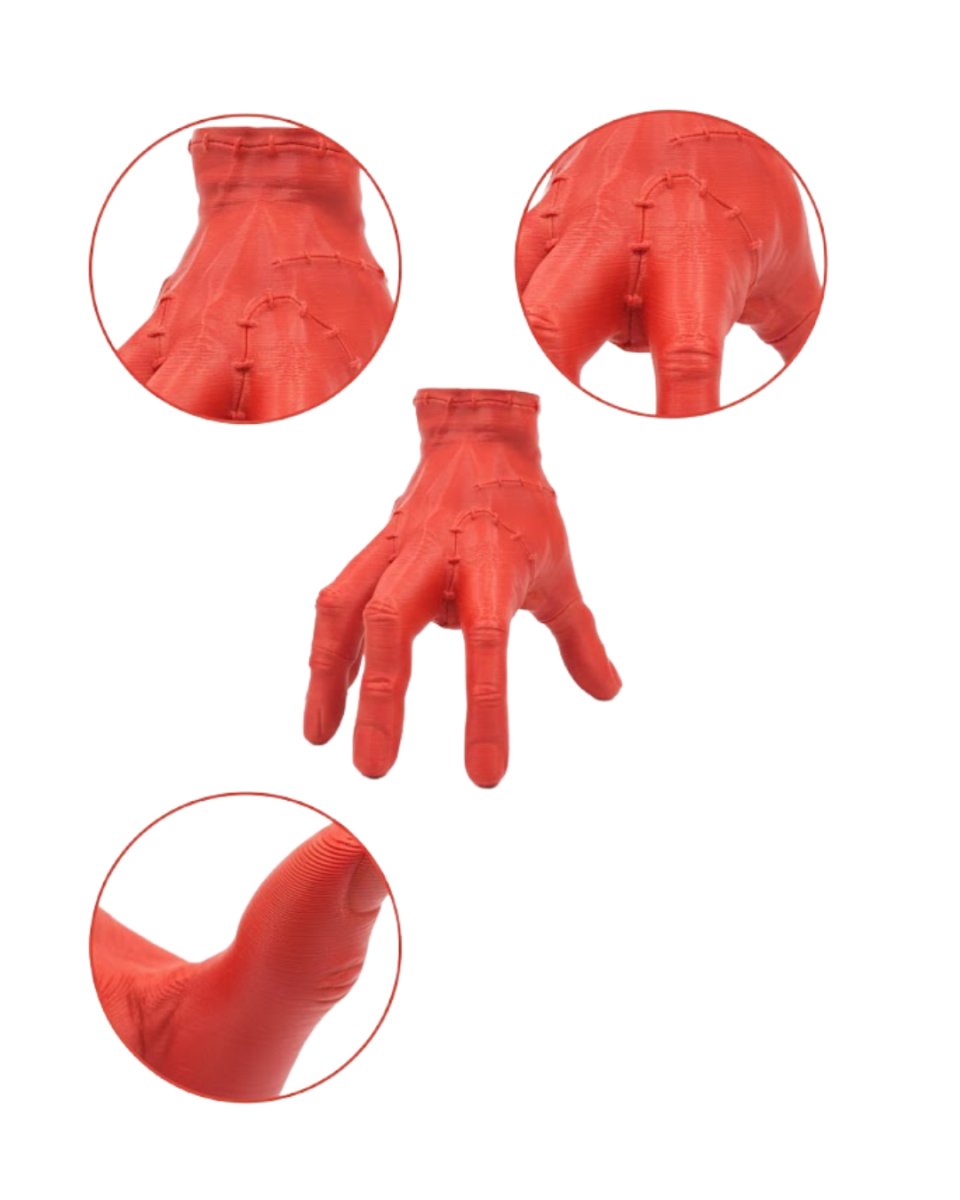 3D Modern Kırmızı El Obje 17x16 cm Ev ve Ofis Dekorasyonu 3D Modern Kırmızı El Obje 17x16 cm Ev ve Ofis Dekorasyonu