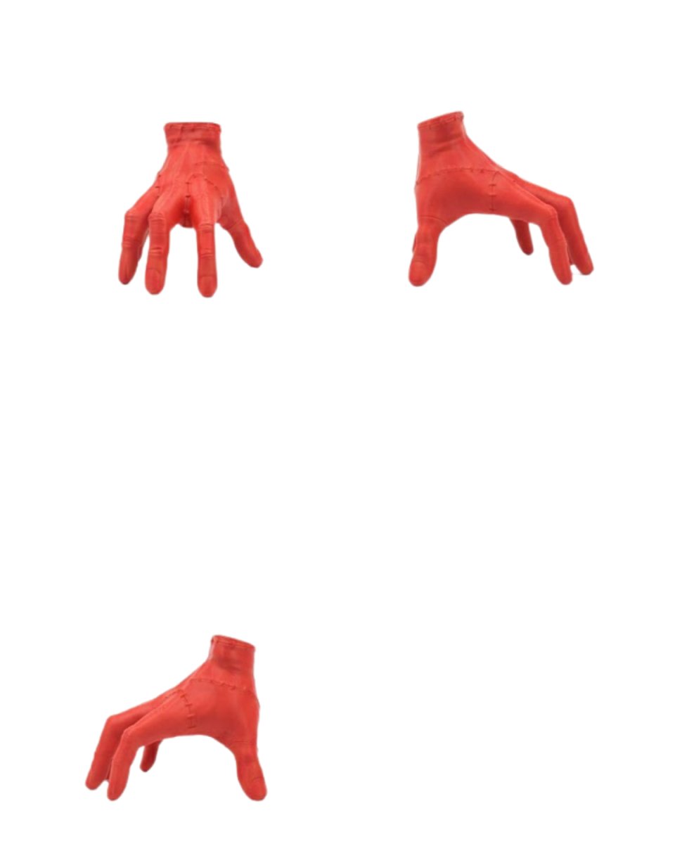 3D Dekoratif Kırmızı El Biblo 17x16 cm Modern Ev Aksesuarı 3D Dekoratif Kırmızı El Biblo 17x16 cm Modern Ev Aksesuarı