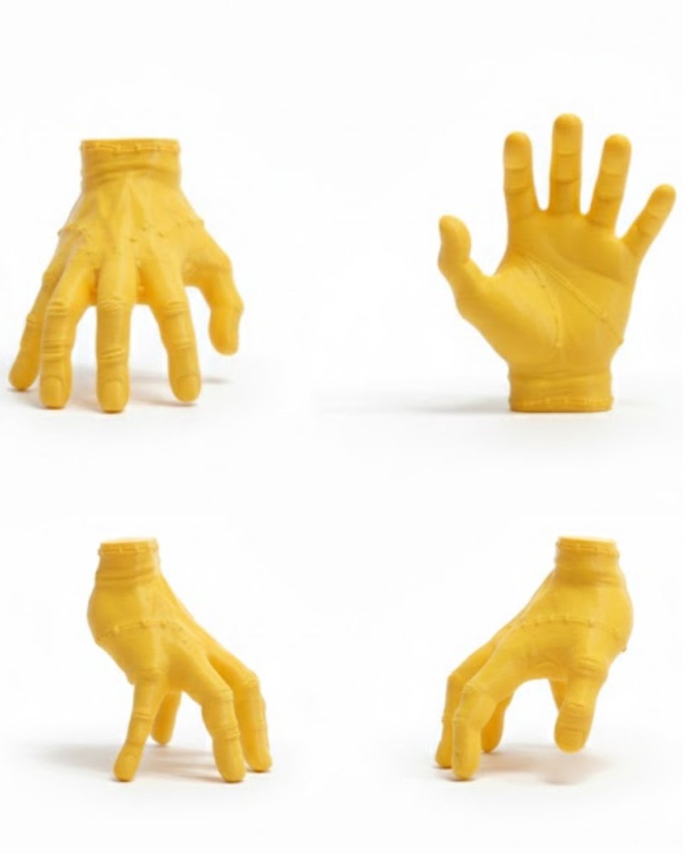 3D Sarı El Heykeli 17x16 cm Raf ve Masa Üstü Dekor 3D Sarı El Heykeli 17x16 cm Raf ve Masa Üstü Dekor