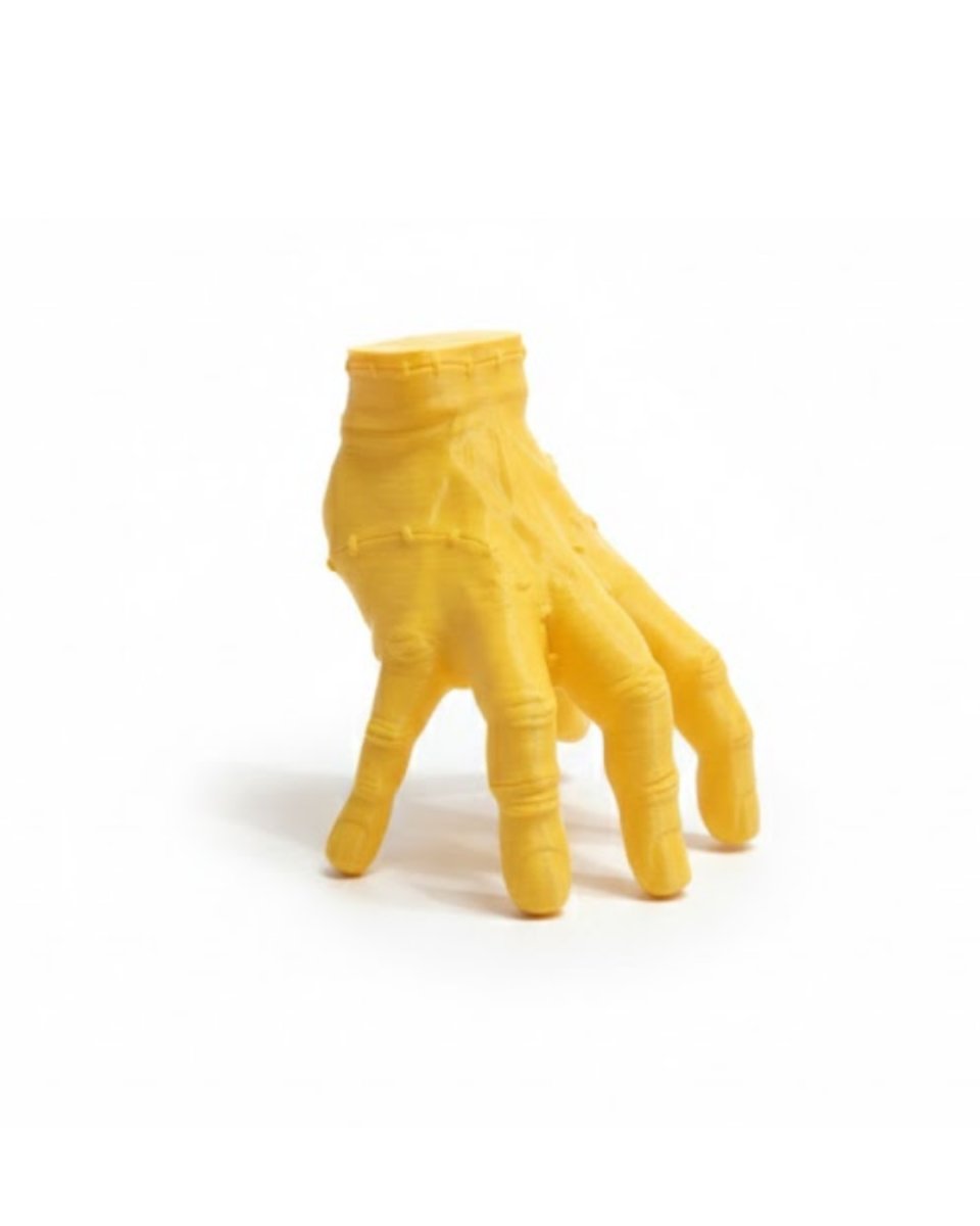 3D Modern Sarı El Biblo 17x16 cm Ev ve Ofis Dekorasyonu