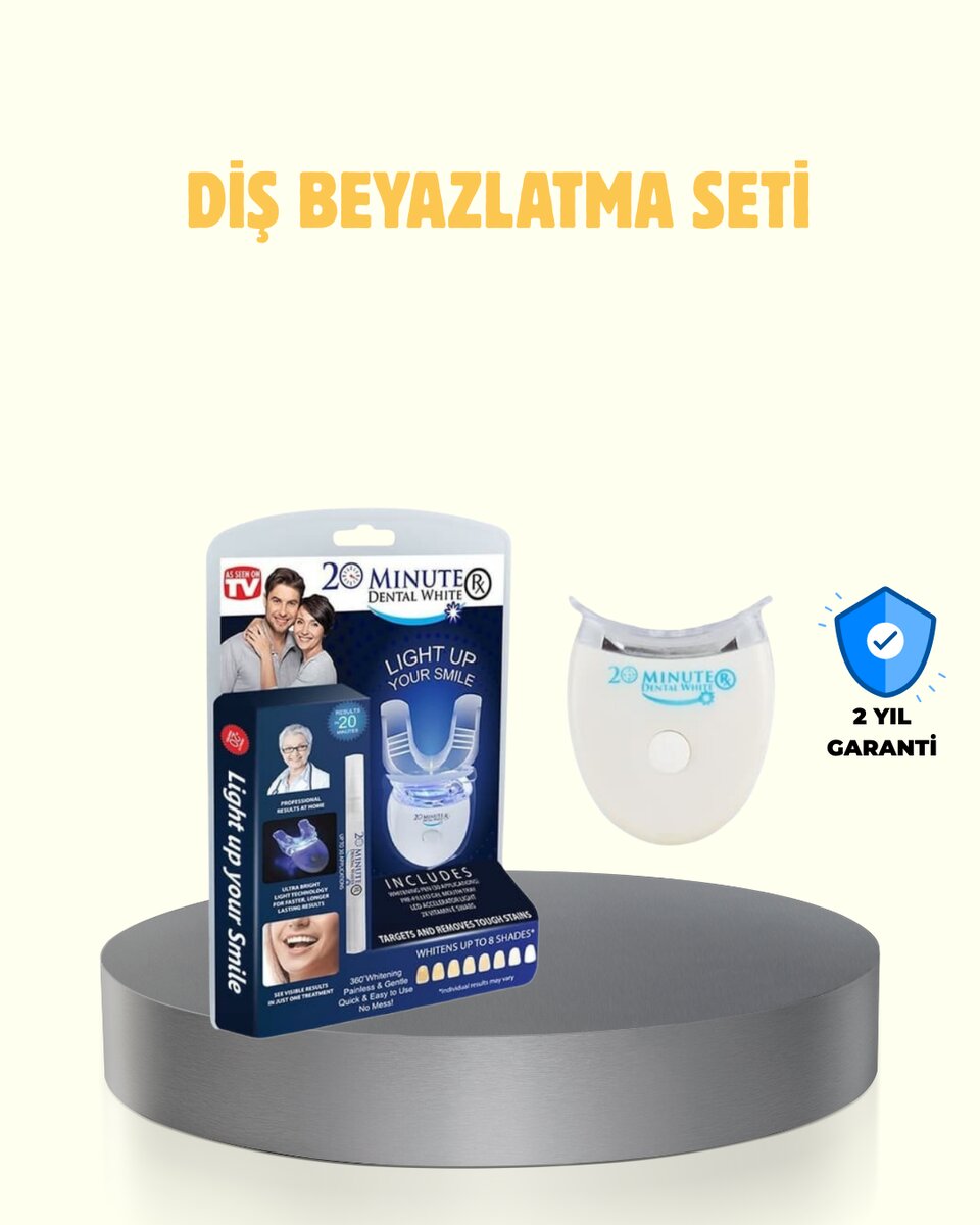 LED Işıklı Profesyonel Diş Beyazlatma Seti LED Işıklı Profesyonel Diş Beyazlatma Seti