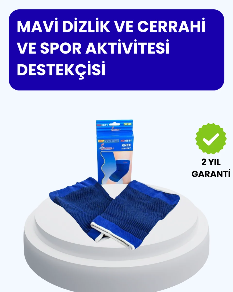 Diz Koruyucu Sporcu Bandajı Esnek Sıkı Destekli Diz Koruyucu Sporcu Bandajı Esnek Sıkı Destekli