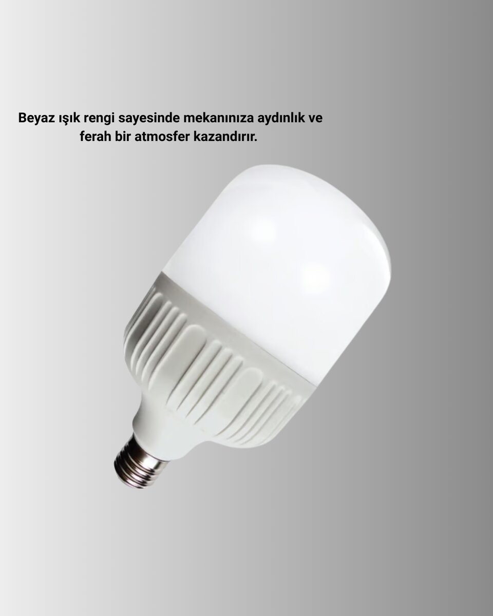 Uzun Ömürlü Şarjlı LED Ampul 30 Watt Güçlü Aydınlatma Uzun Ömürlü Şarjlı LED Ampul 30 Watt Güçlü Aydınlatma