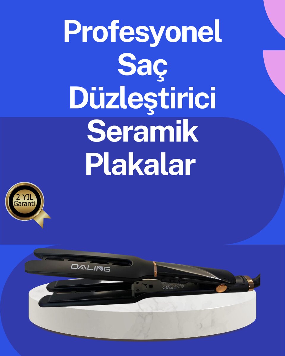 Kadın Saç Düzleştirici Seyahat Dostu 5 Kademeli Isı Kontrolü Kadın Saç Düzleştirici Seyahat Dostu 5 Kademeli Isı Kontrolü