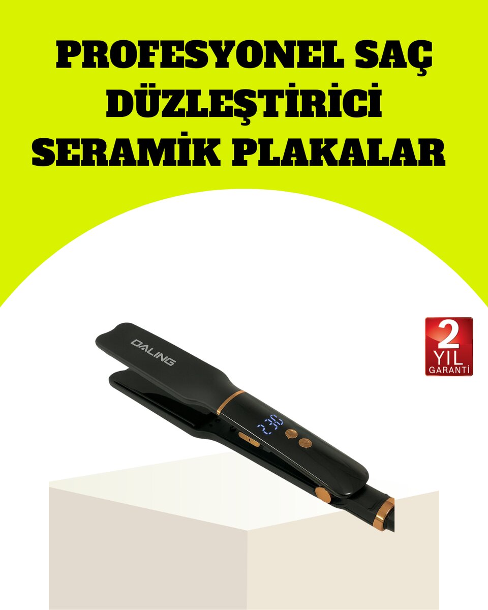 Saç Düzleştirici 30 Saniyede Isınma Hafif ve Portatif Tasarım Saç Düzleştirici 30 Saniyede Isınma Hafif ve Portatif Tasarım