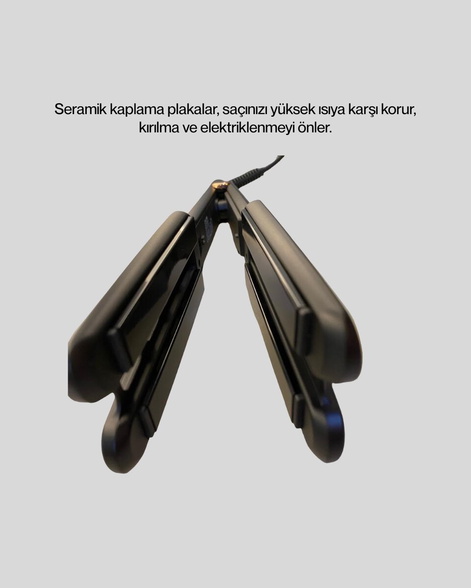 Saç Düzleştirici Seramik Plakalı 230C Hızlı Isınma 360° Kablo Saç Düzleştirici Seramik Plakalı 230C Hızlı Isınma 360° Kablo