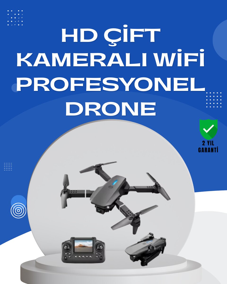 Uzaktan Kumandalı Katlanabilir Drone Yörünge Uçuşu ve Eve Dönüş Özellikli Uzaktan Kumandalı Katlanabilir Drone Yörünge Uçuşu ve Eve Dönüş Özellikli