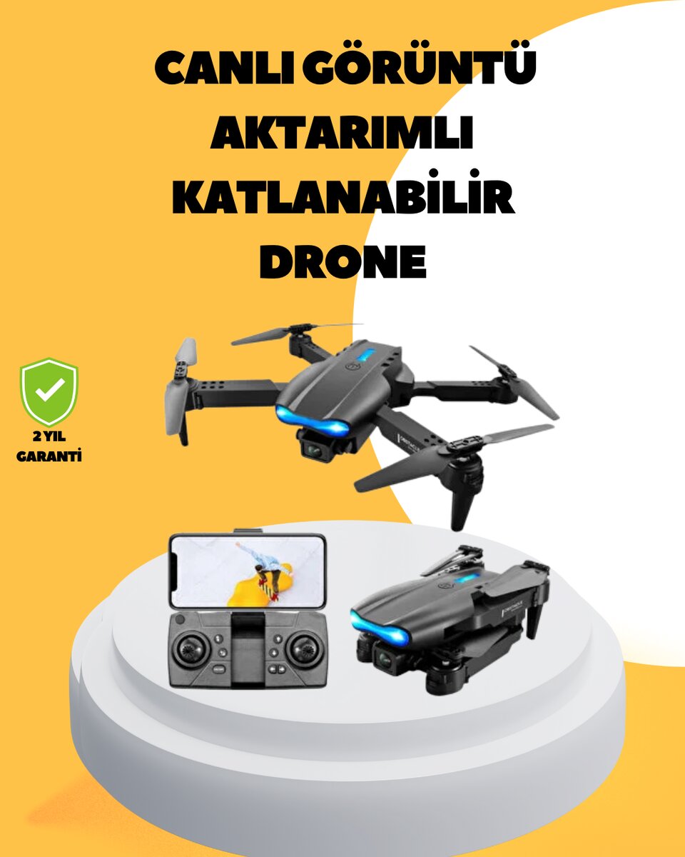 Wifi FPV Canlı Görüntü Aktarımlı Katlanabilir Drone Wifi FPV Canlı Görüntü Aktarımlı Katlanabilir Drone