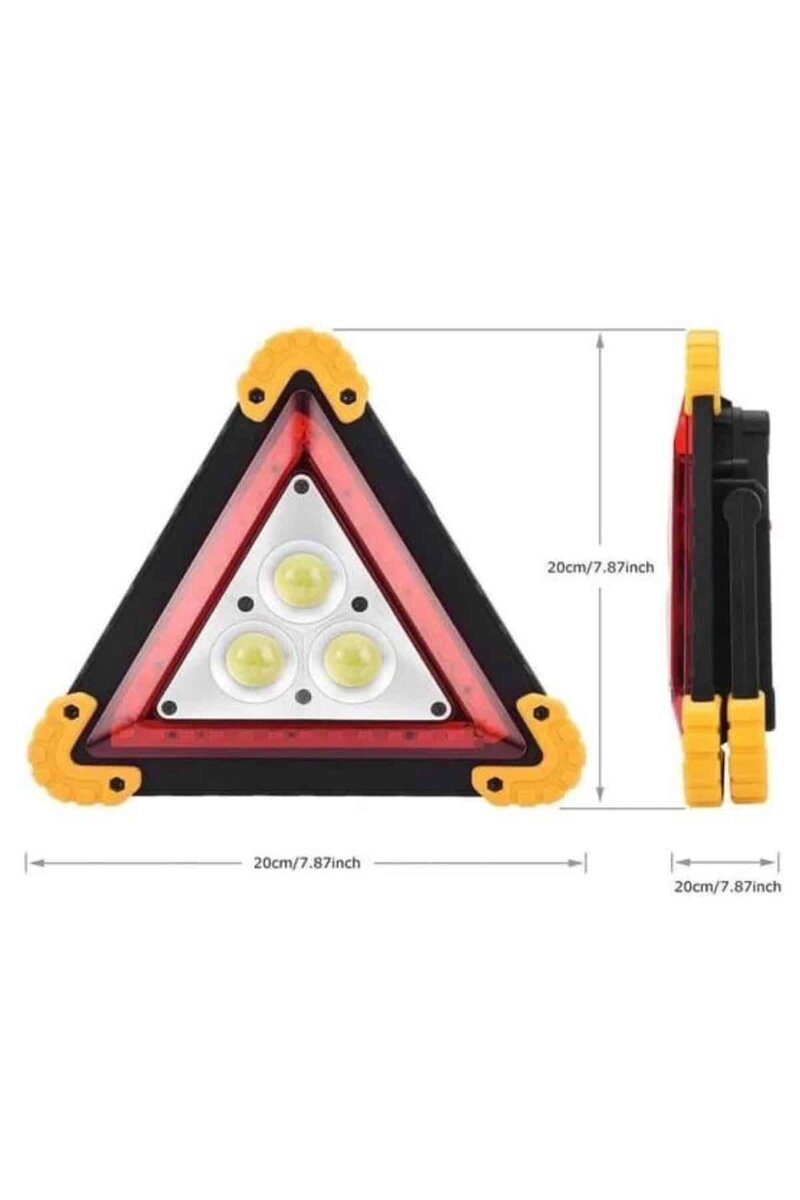 Reflektör Işıklı Ikaz Lambası Şarjlı Çok Fonksiyonlu Işıklı Üçgen Reflektör Reflektör Işıklı Ikaz Lambası Şarjlı Çok Fonksiyonlu Işıklı Üçgen Reflektör