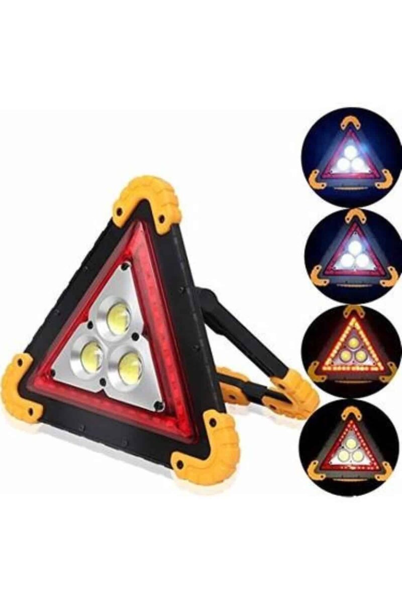 Reflektör Işıklı Ikaz Lambası Şarjlı Çok Fonksiyonlu Işıklı Üçgen Reflektör Reflektör Işıklı Ikaz Lambası Şarjlı Çok Fonksiyonlu Işıklı Üçgen Reflektör
