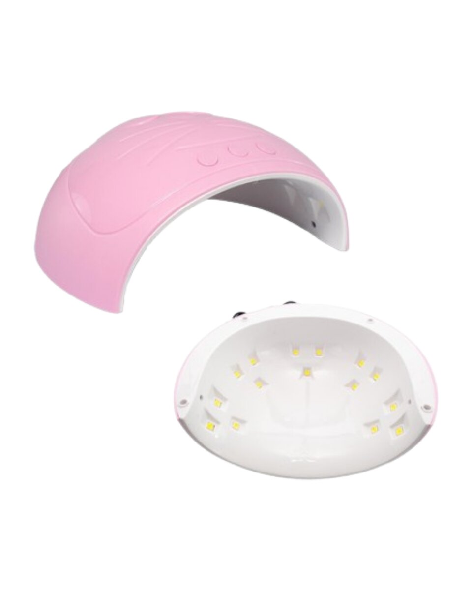 Ultraviyole Işıklı 15 Ledli 45W Oje Kurutucu Makine Pembe Ultraviyole Işıklı 15 Ledli 45W Oje Kurutucu Makine Pembe
