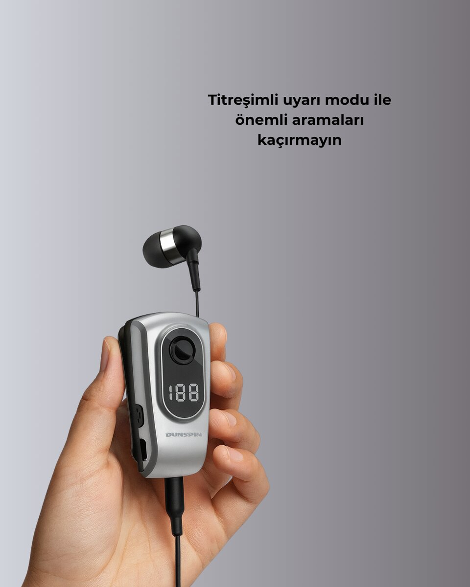 Kablosuz Bluetooth 5.2 Kulaklık – Titreşimli Uyarı ve Uzun Pil Ömrü Kablosuz Bluetooth 5.2 Kulaklık – Titreşimli Uyarı ve Uzun Pil Ömrü