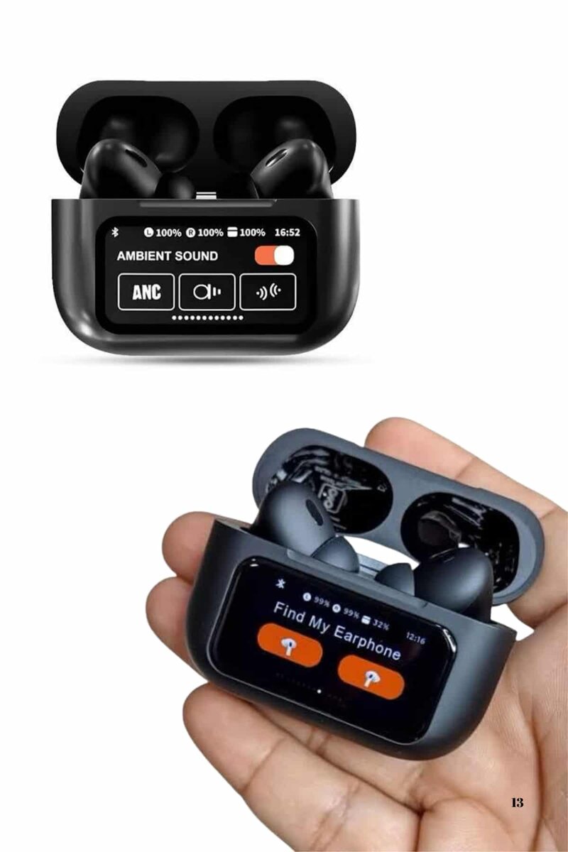 Kulak İçi Bluetooth Kulaklık Ekranlı Müzik Dinleme Çağrı Cevaplama Siyah Kulak İçi Bluetooth Kulaklık Ekranlı Müzik Dinleme Çağrı Cevaplama Siyah