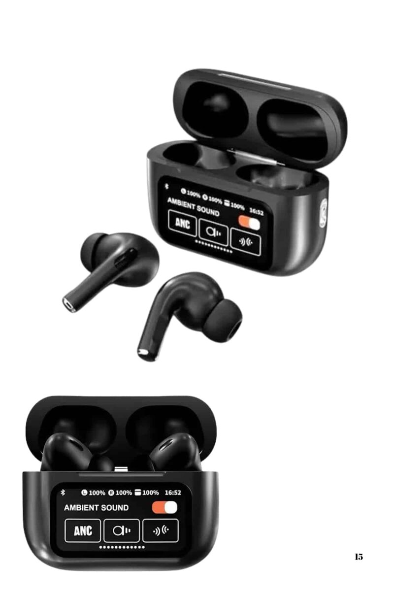Kulak İçi Bluetooth Kulaklık Ekranlı Müzik Dinleme Çağrı Cevaplama Siyah Kulak İçi Bluetooth Kulaklık Ekranlı Müzik Dinleme Çağrı Cevaplama Siyah