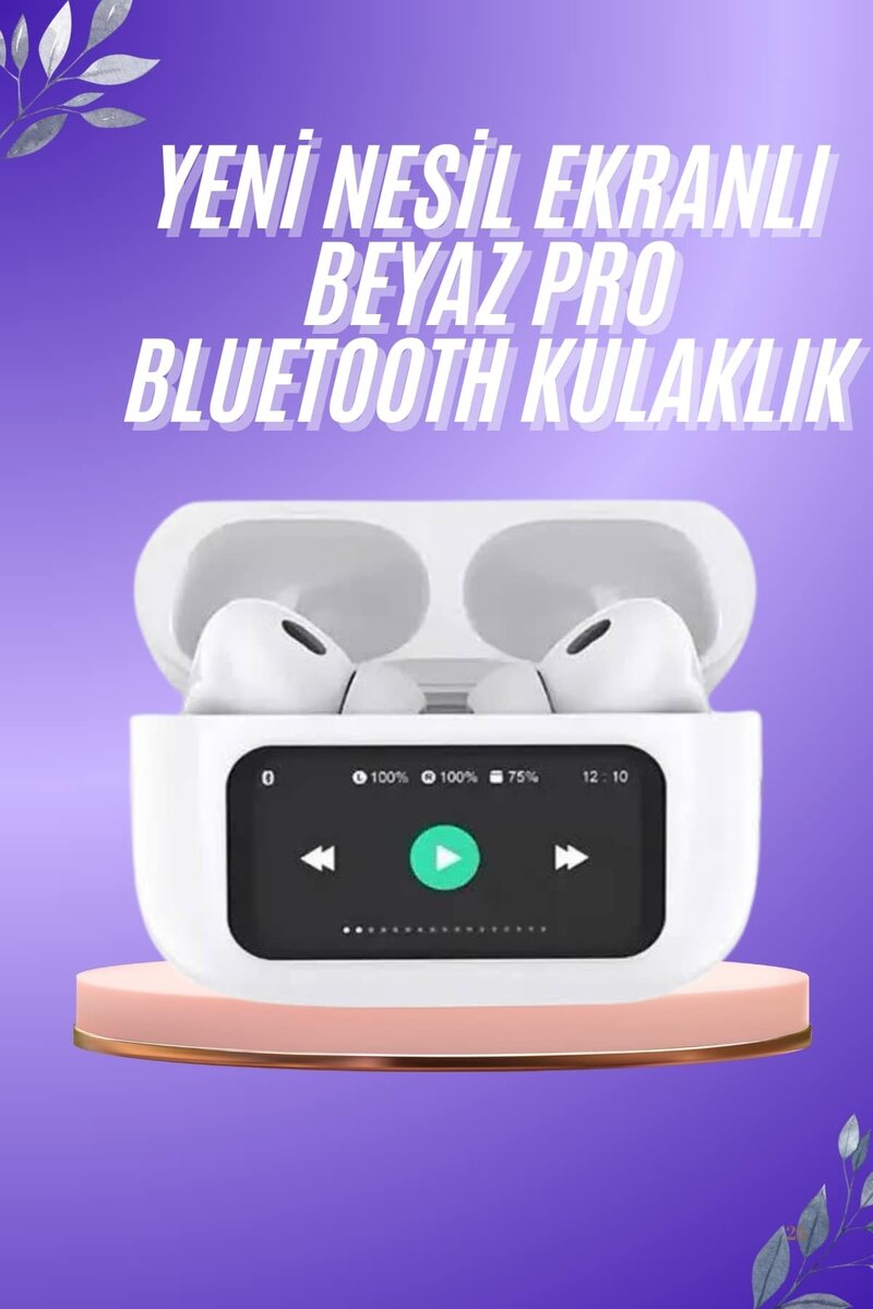 Dokunmatik Ekranlı ANC/ENC Yeni Nesil Pro Bluetooth Kulaklık Dokunmatik Ekran Dokunmatik Ekranlı ANC/ENC Yeni Nesil Pro Bluetooth Kulaklık Dokunmatik Ekran