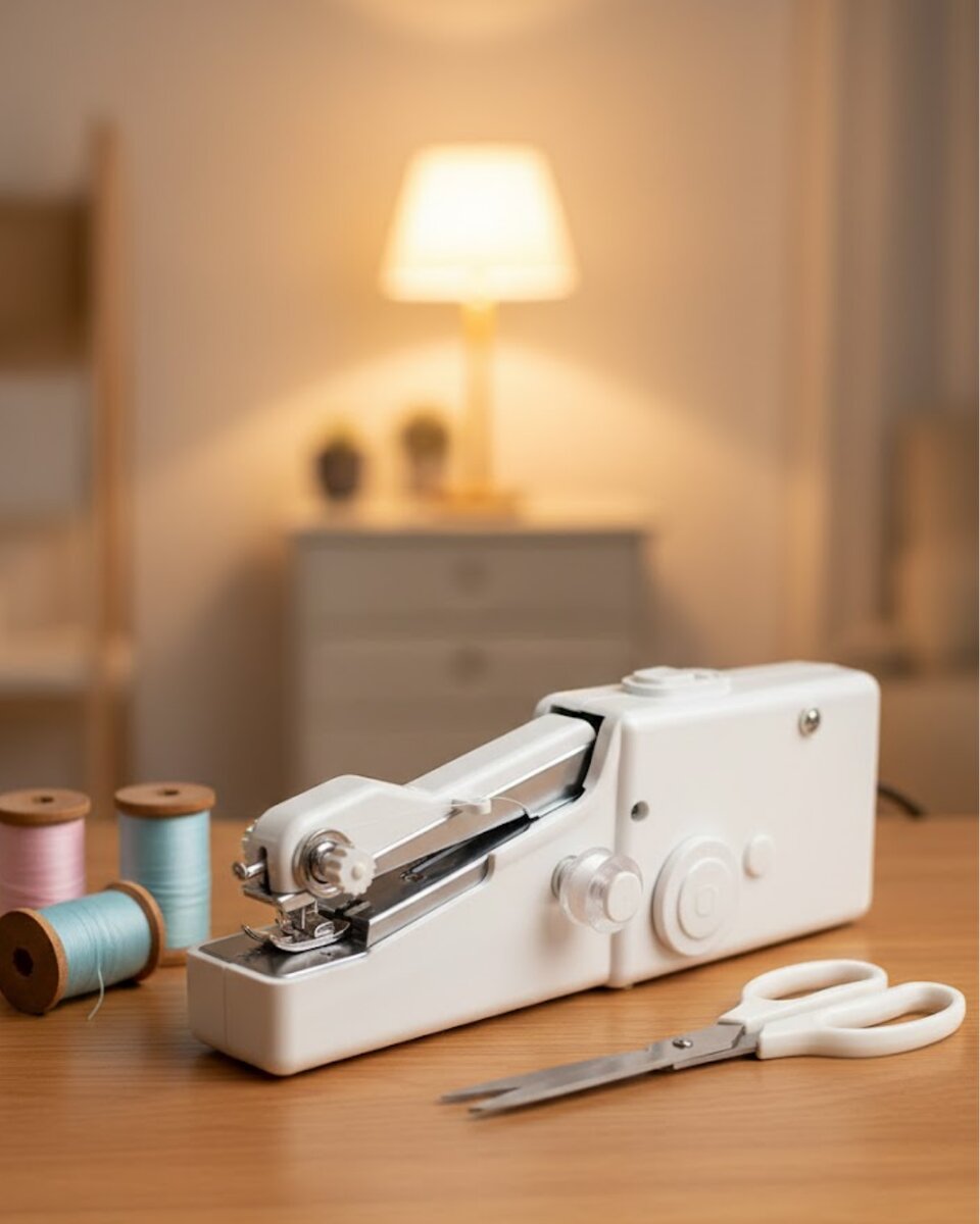 Ev ve Seyahat İçin Mini El Dikiş Makinesi Kolay Kullanım Ev ve Seyahat İçin Mini El Dikiş Makinesi Kolay Kullanım