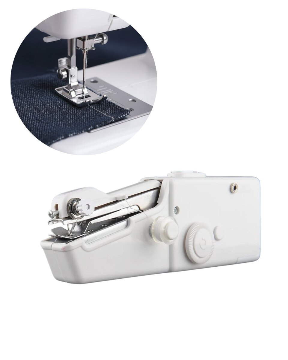 El Tipi Mini Dikiş Makinesi Perde ve Kıyafet Tamiri İçin