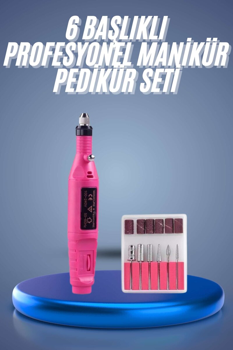 Profesyonel Manikür Pedikür Seti Törpü Makinesi Protez Tırnak Çıkarma Profesyonel Manikür Pedikür Seti Törpü Makinesi Protez Tırnak Çıkarma
