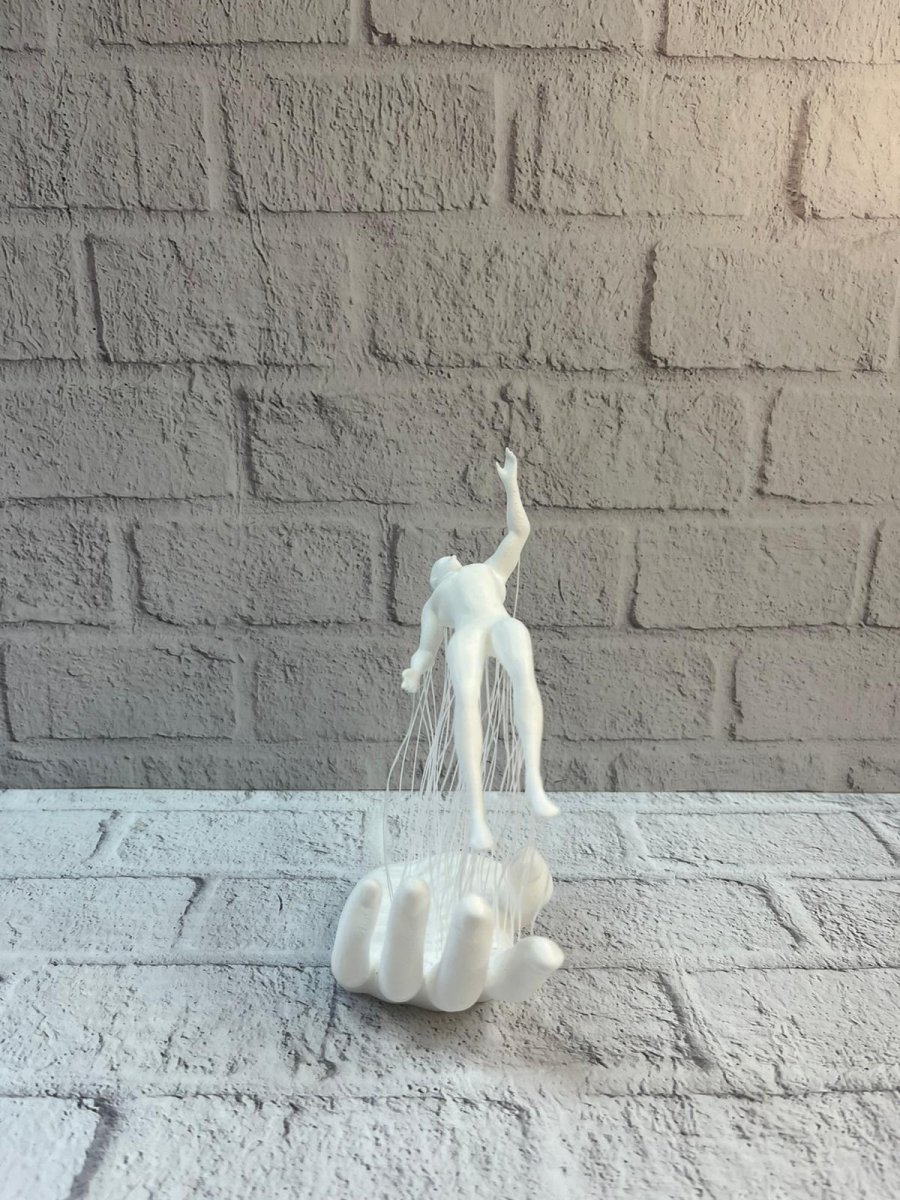 3D El İnsan Figürü Beyaz İskandinav Tarzı Dekoratif Obje 3D El İnsan Figürü Beyaz İskandinav Tarzı Dekoratif Obje