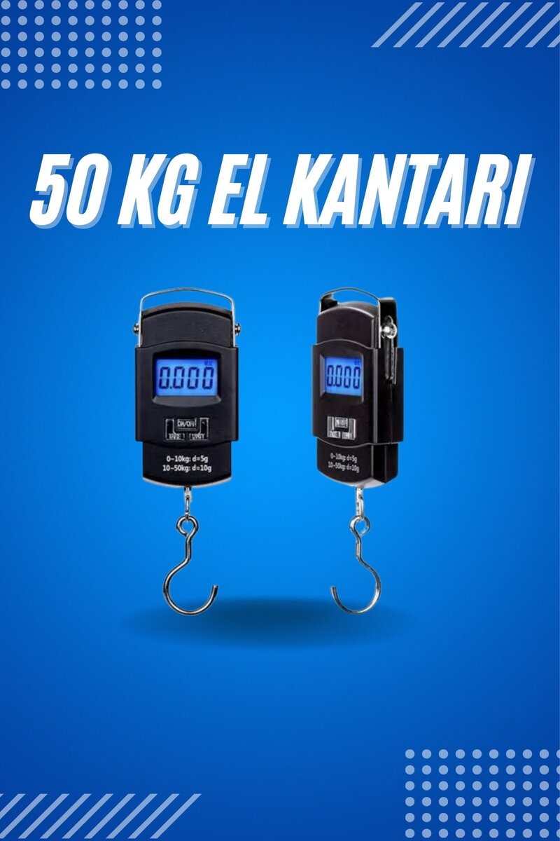 50 Kg Dijital El Terazisi Cep Tartısı El Kantarı Terazi 50 Kg Dijital El Terazisi Cep Tartısı El Kantarı Terazi