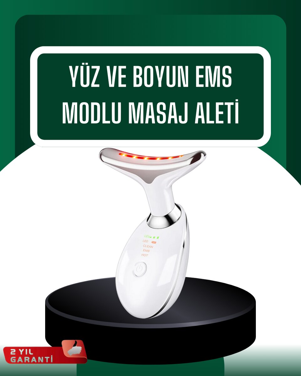 LED Işık Destekli Kırışıklık Karşıtı Yüz Bakım Aleti LED Işık Destekli Kırışıklık Karşıtı Yüz Bakım Aleti