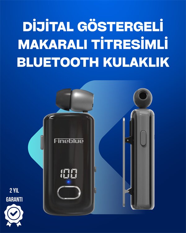Fineblue F580 – Klipsli Bluetooth Kulaklık, Gürültü Engelleyici, Uzun Pil Ömürlü Fineblue F580 – Klipsli Bluetooth Kulaklık, Gürültü Engelleyici, Uzun Pil Ömürlü