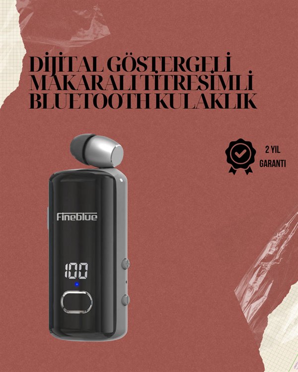 Su Geçirmez Fineblue F580 Kulaklık – Dijital Ekranlı, Klipsli Su Geçirmez Fineblue F580 Kulaklık – Dijital Ekranlı, Klipsli