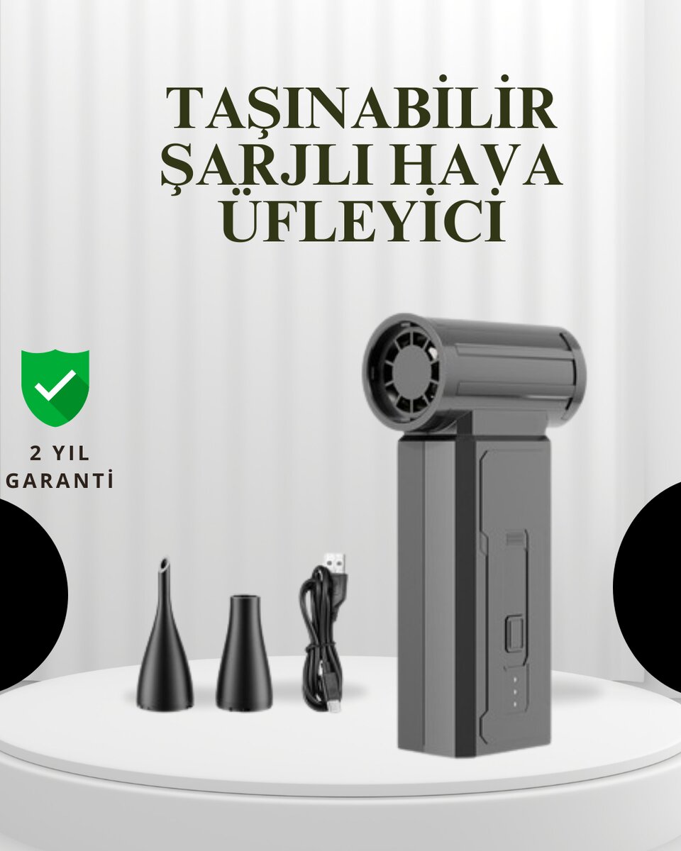 Taşınabilir Şarjlı Güçlü Hava Üfleme Aleti Çok Yönlü Kullanım Taşınabilir Şarjlı Güçlü Hava Üfleme Aleti Çok Yönlü Kullanım