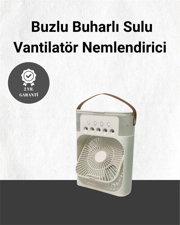 Spreyli Mini Masaüstü Fan | 500ML Su Hazneli, 3 Kademeli Soğutucu Spreyli Mini Masaüstü Fan | 500ML Su Hazneli, 3 Kademeli Soğutucu