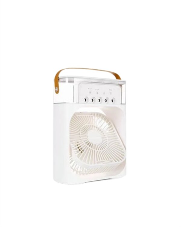 Taşınabilir 3'ü 1 Arada Mini Fan | Nemlendirici + Soğutucu + Gece Lambası Taşınabilir 3'ü 1 Arada Mini Fan | Nemlendirici + Soğutucu + Gece Lambası
