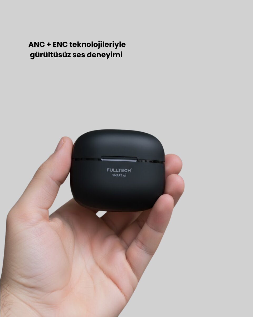 Çift Mikrofonlu Kablosuz Kulaklık ANC ENC ve Oyun Modlu Çift Mikrofonlu Kablosuz Kulaklık ANC ENC ve Oyun Modlu