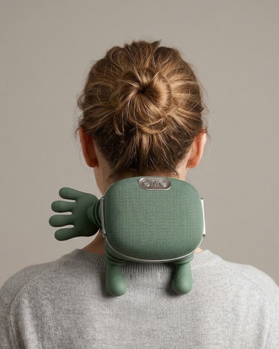 Boyun ve Omuz Masaj Cihazı 3D Yoğurma Derin Doku Rahatlatıcı Ergonomik Boyun ve Omuz Masaj Cihazı 3D Yoğurma Derin Doku Rahatlatıcı Ergonomik