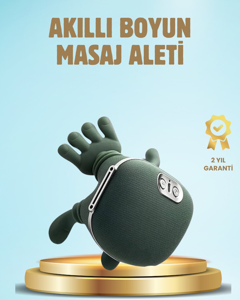 Isıtmalı Boyun ve Omuz Masaj Aleti Kablosuz Rahatlatıcı Isıtmalı Boyun ve Omuz Masaj Aleti Kablosuz Rahatlatıcı